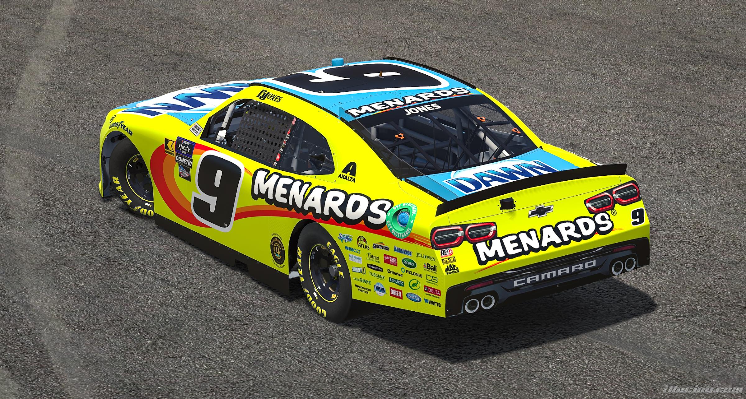 2024 Brandon Jones Menards Dawn Dish Soap Camaro by Ryan A Williams