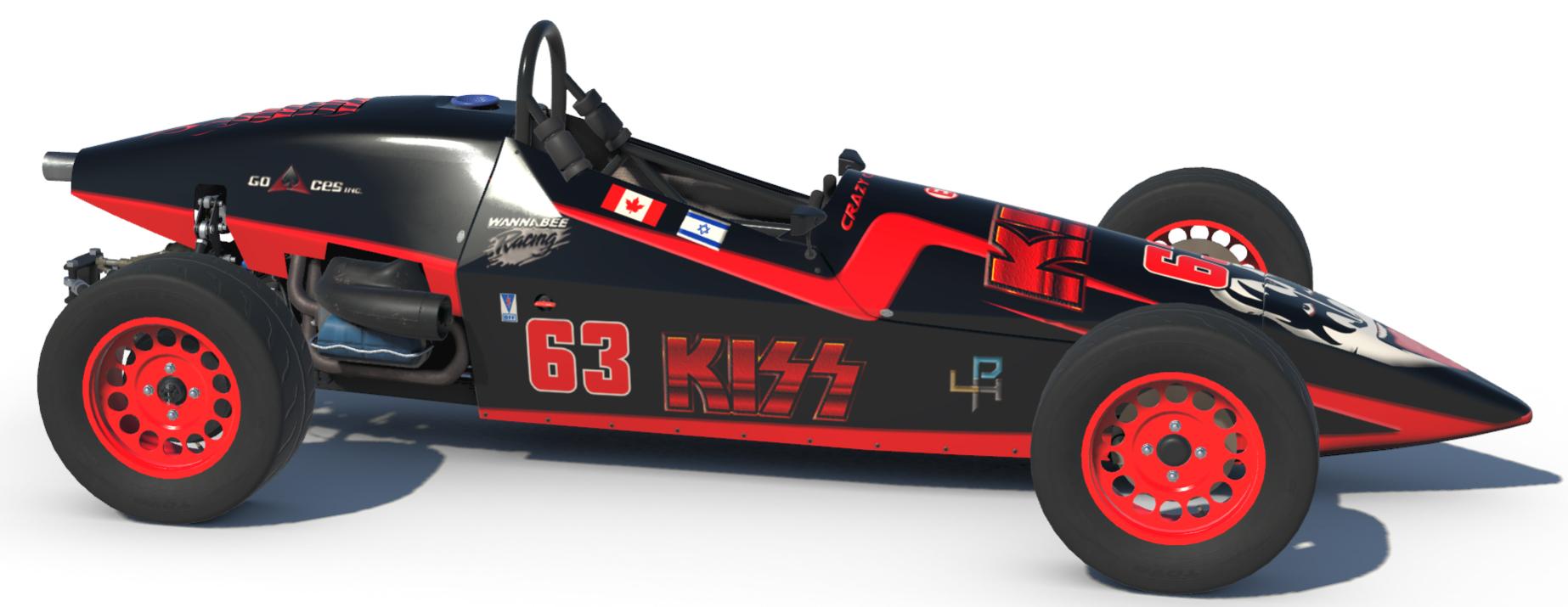 Preview of KISS Red Formula Vee by Blake Madew