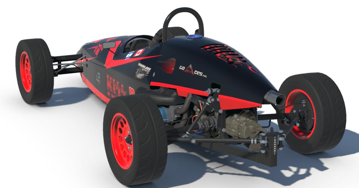 Preview of KISS Red Formula Vee by Blake Madew