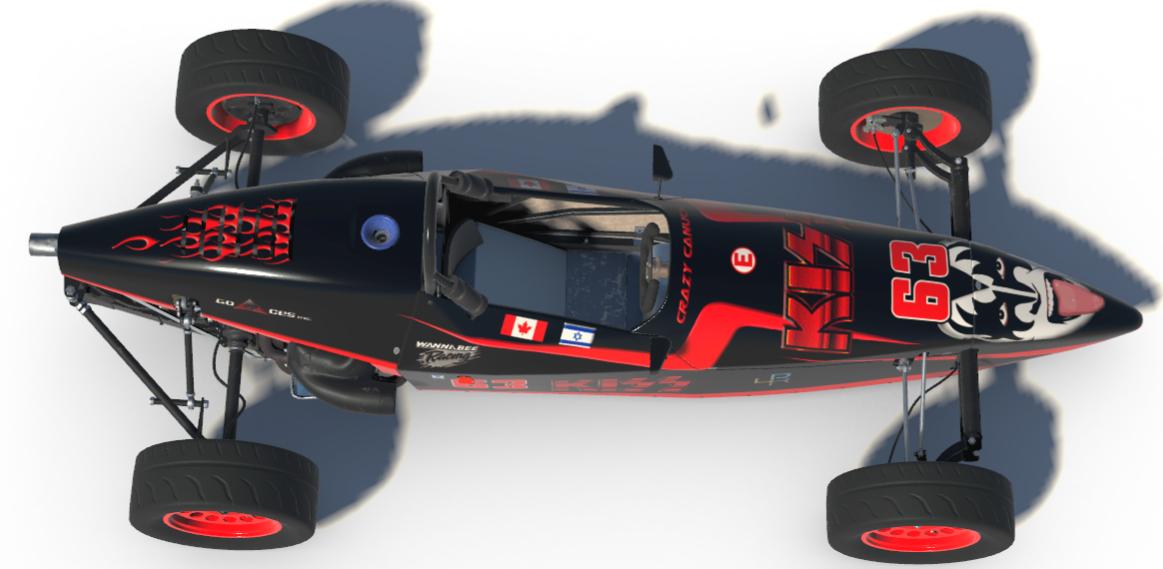 Preview of KISS Red Formula Vee by Blake Madew