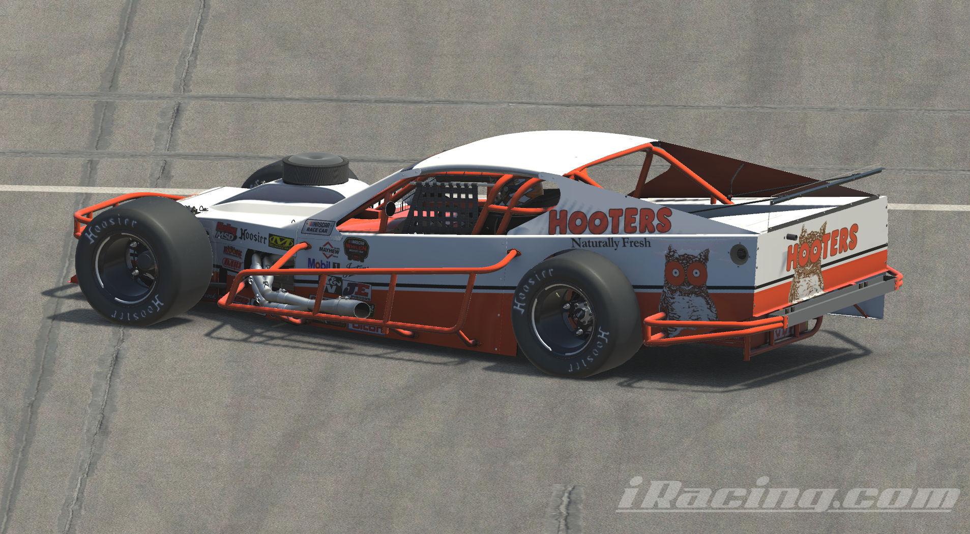 Khm Racing Modified HOOTERS Modified Asphalt (NO NUMBERS) by Scott Van Ness - Trading Paints