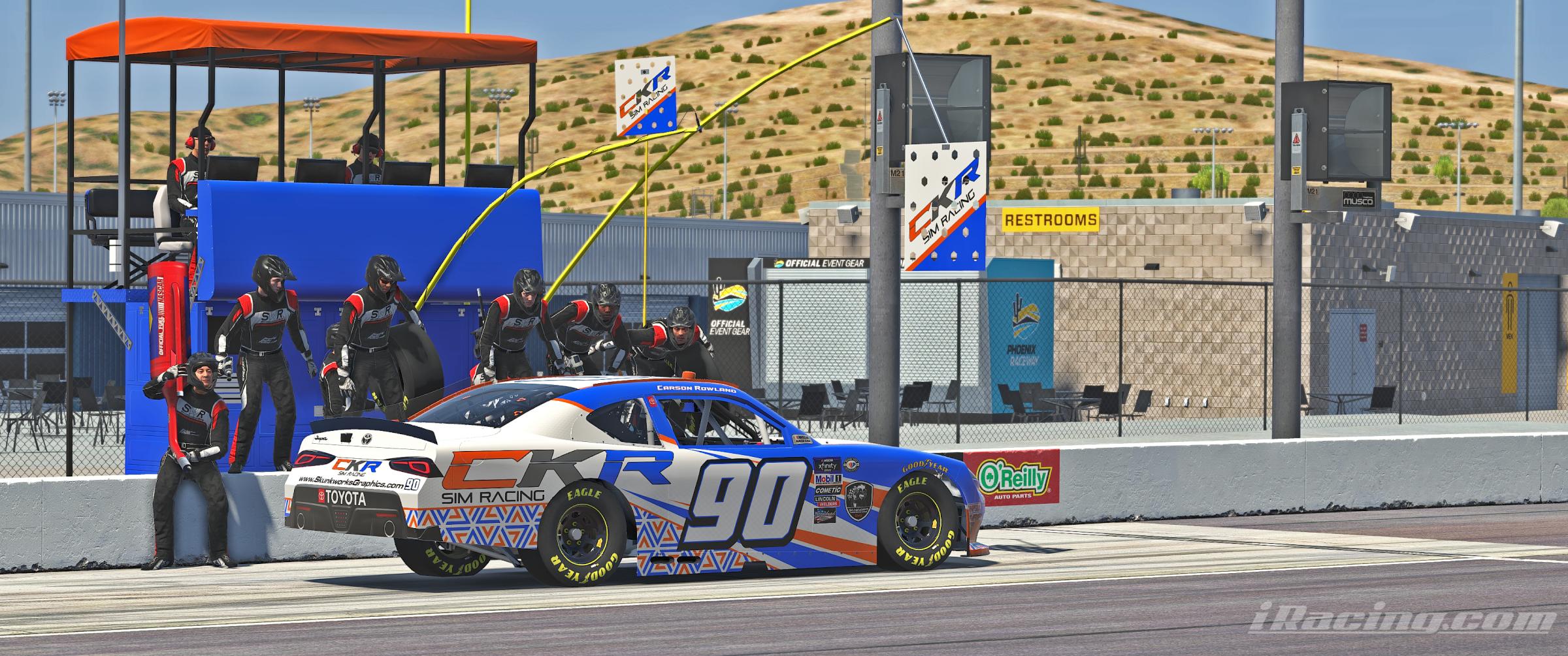 Preview of CR_CKR SIM RACING_NASCAR XFINITY SUPRA_90_2024_001v1 by D. Allen Groat