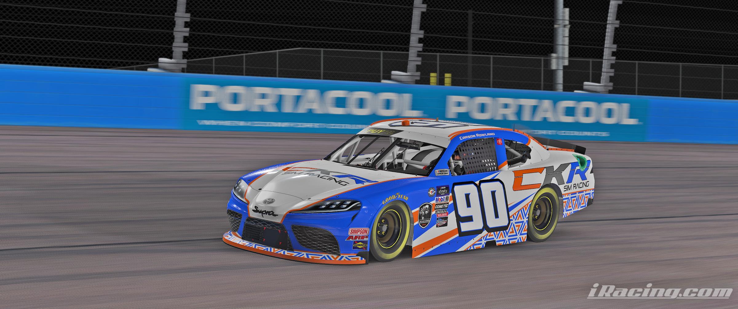 Preview of CR_CKR SIM RACING_NASCAR XFINITY SUPRA_90_2024_001v1 by D. Allen Groat