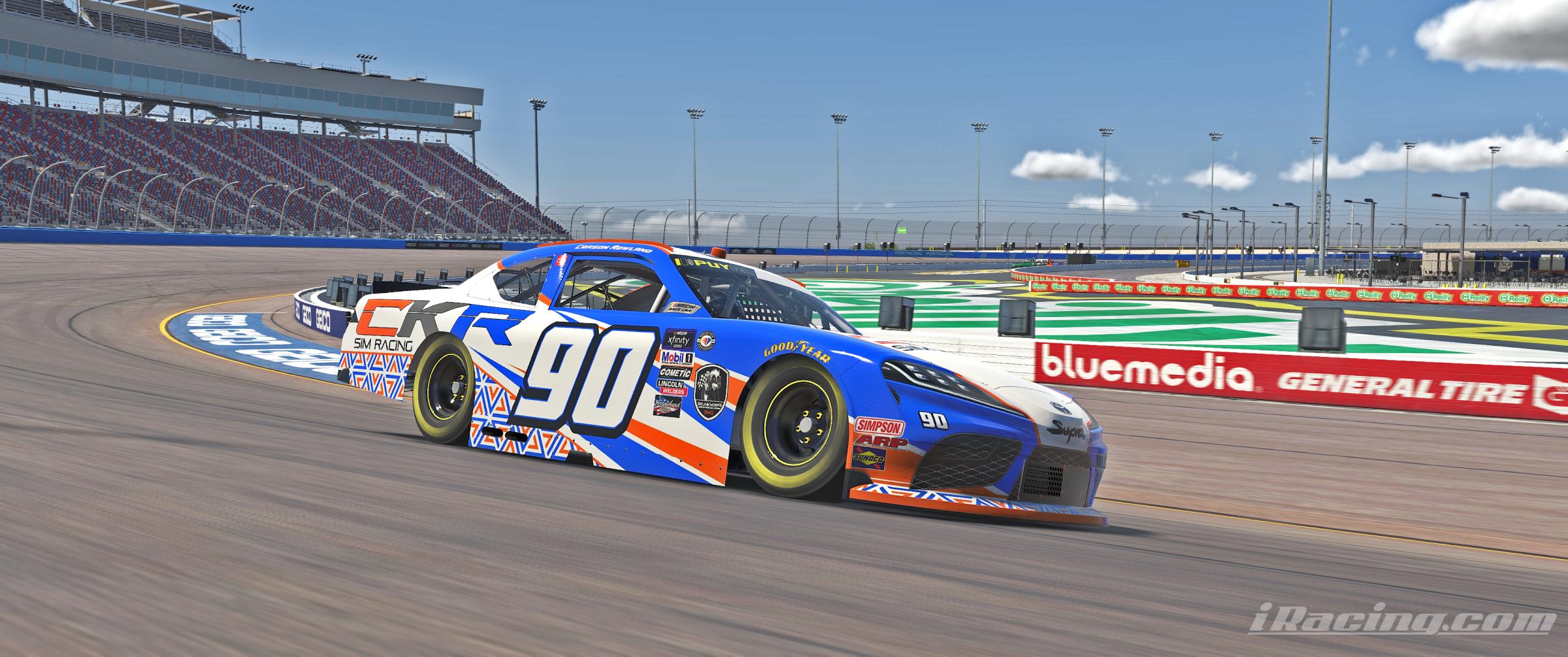 Preview of CR_CKR SIM RACING_NASCAR XFINITY SUPRA_90_2024_001v1 by D. Allen Groat