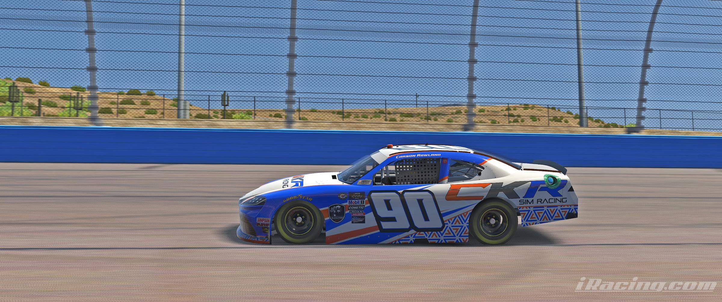 Preview of CR_CKR SIM RACING_NASCAR XFINITY SUPRA_90_2024_001v1 by D. Allen Groat