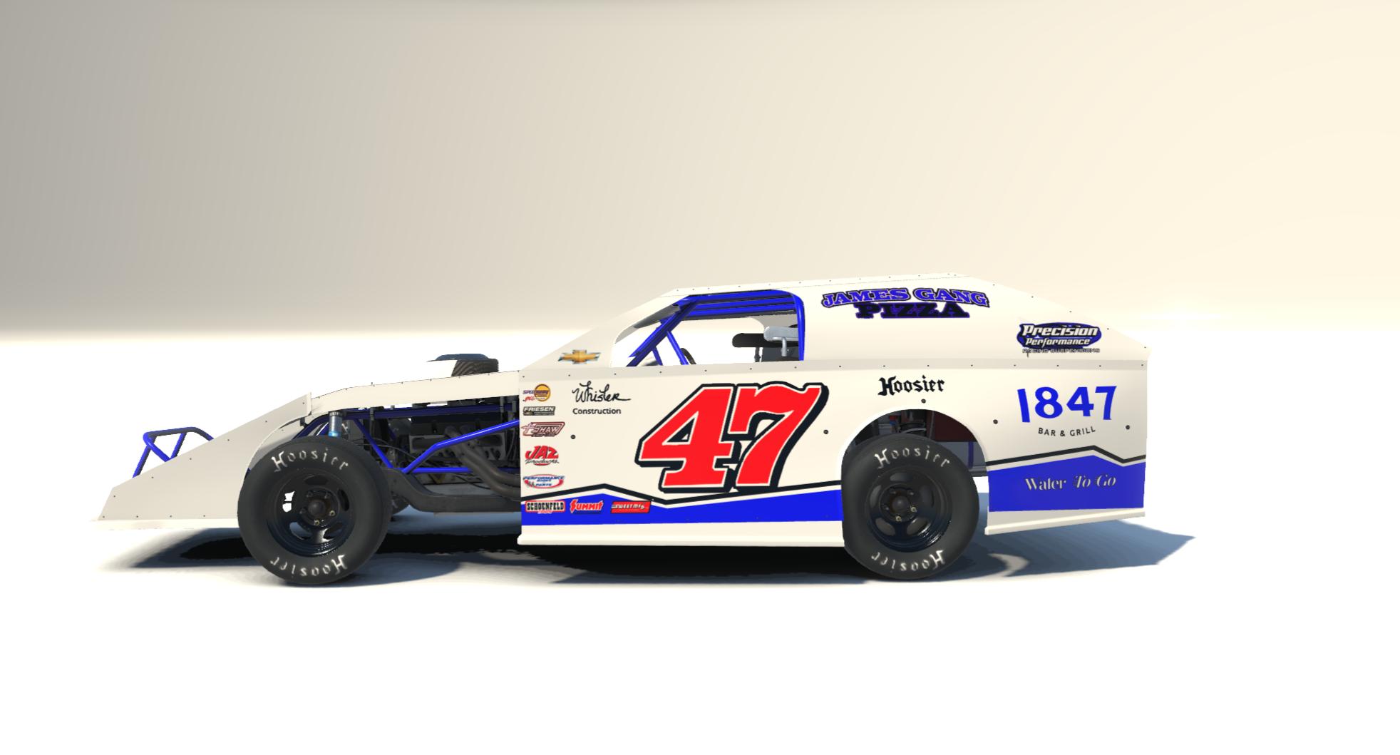 Carter Patterson 2024 Modified by Justin Lemon Trading Paints