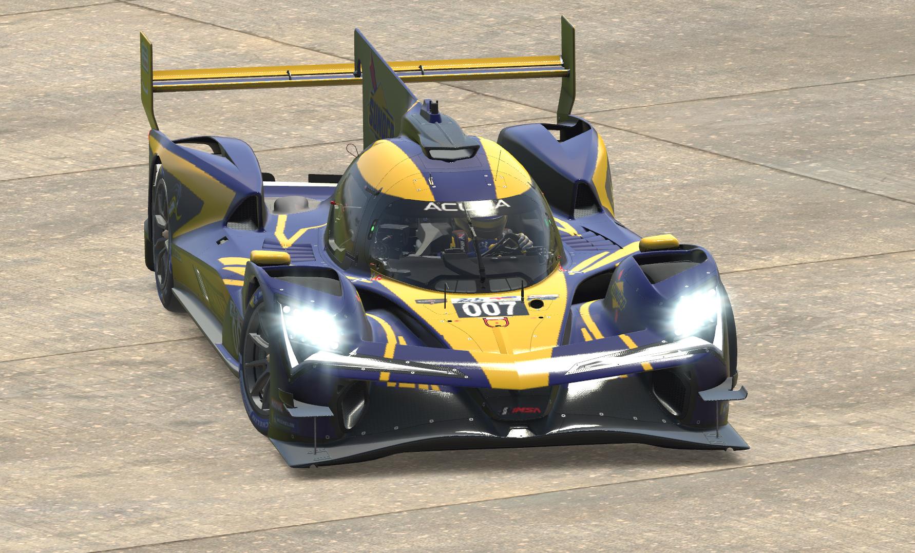 Preview of Sunoco Acura ARX06 GTP purple by Mike Riedner