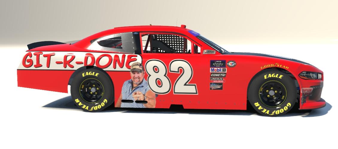 Preview of Larry the Cable Guys Get-R-Done Xfinity Ford Mustang by Michael M.