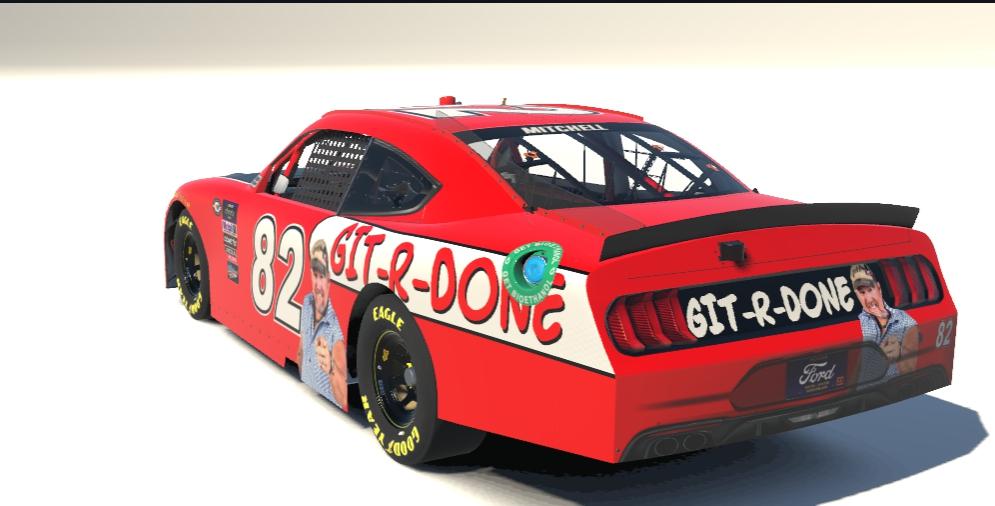 Preview of Larry the Cable Guys Get-R-Done Xfinity Ford Mustang by Michael M.