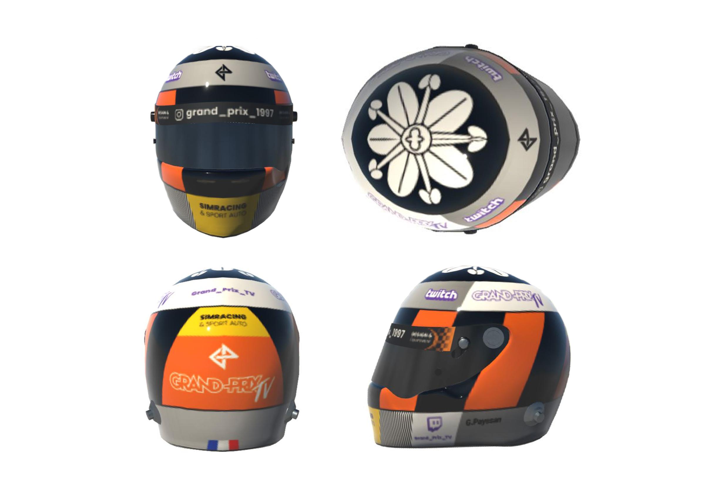 Preview of @grand_prix_1997 original design n°25 orange by Gaël Payssan