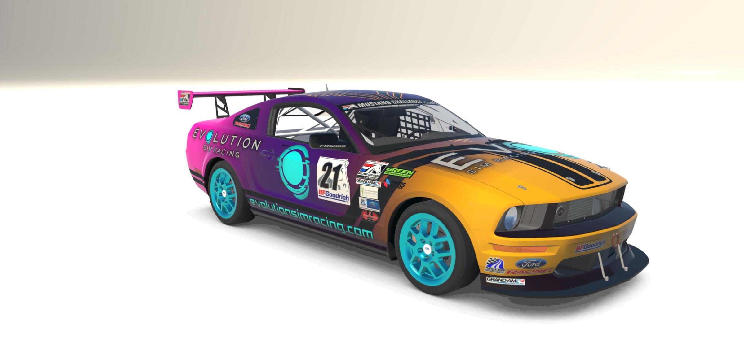 Evolution Sim Racing Mustang by Mark P. - Trading Paints
