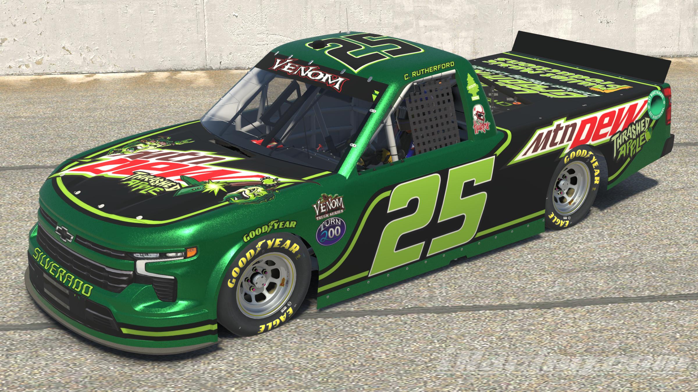 Preview of Corey Mtn Dew Thrashed Apple Green Venom Season 7 #25 by Corey Rutherford