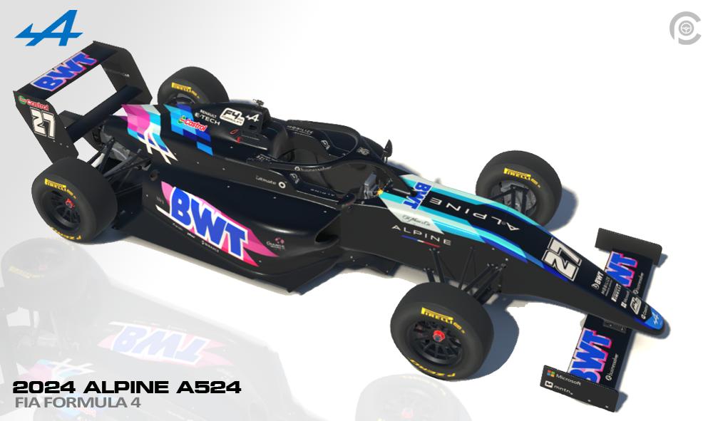 Preview of 2024 Alpine A524 Blue Launch for F4 by Paul R Chaloner