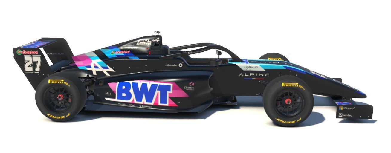 Preview of 2024 Alpine A524 Blue Launch for F4 by Paul R Chaloner