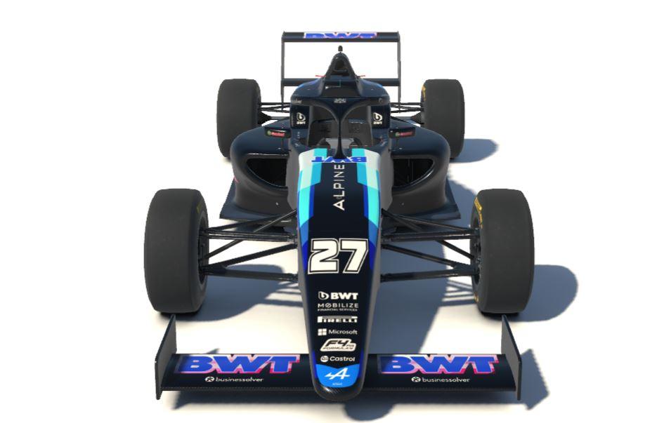 Preview of 2024 Alpine A524 Blue Launch for F4 by Paul R Chaloner