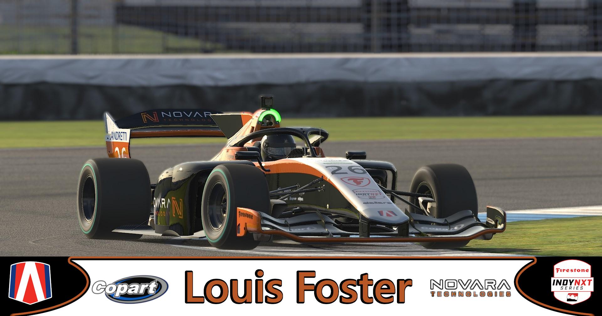 Preview of Louis Foster 2024 Indy NXT Copart/Novara Technologies. by Ricky S.