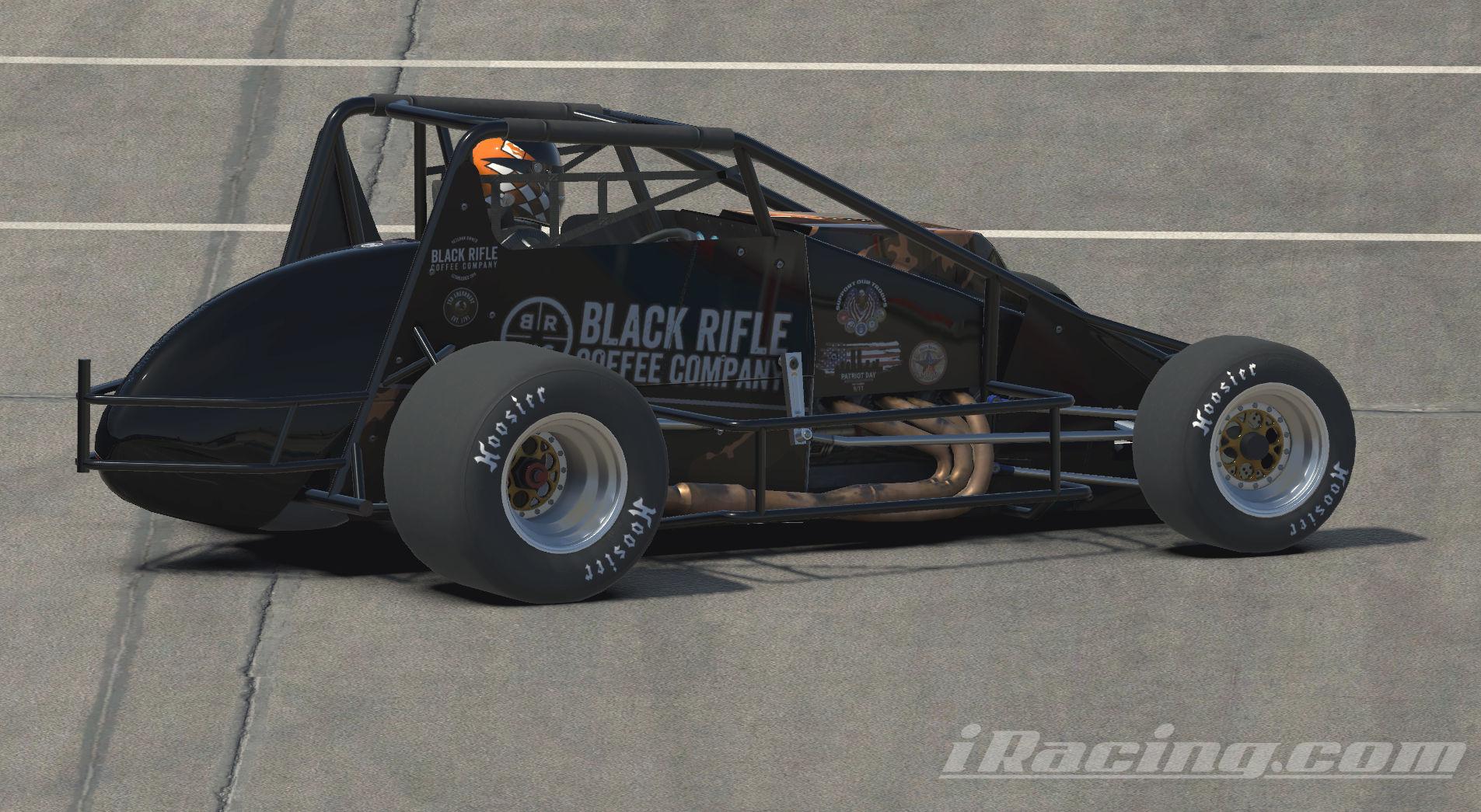 BLACK RIFLE COFFEESprint Car (ASPHALT) NO NUMBERS by Scott Van Ness ...