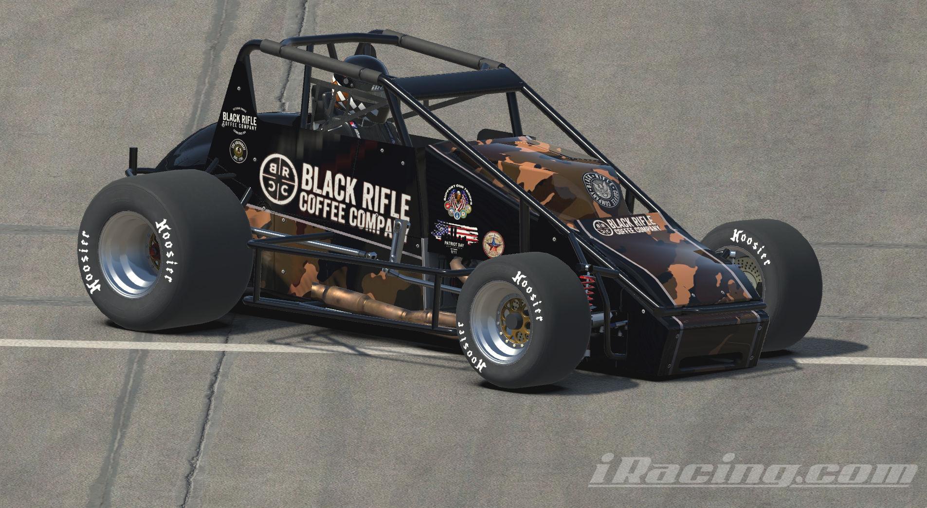 BLACK RIFLE COFFEESprint Car (ASPHALT) NO NUMBERS by Scott Van Ness ...