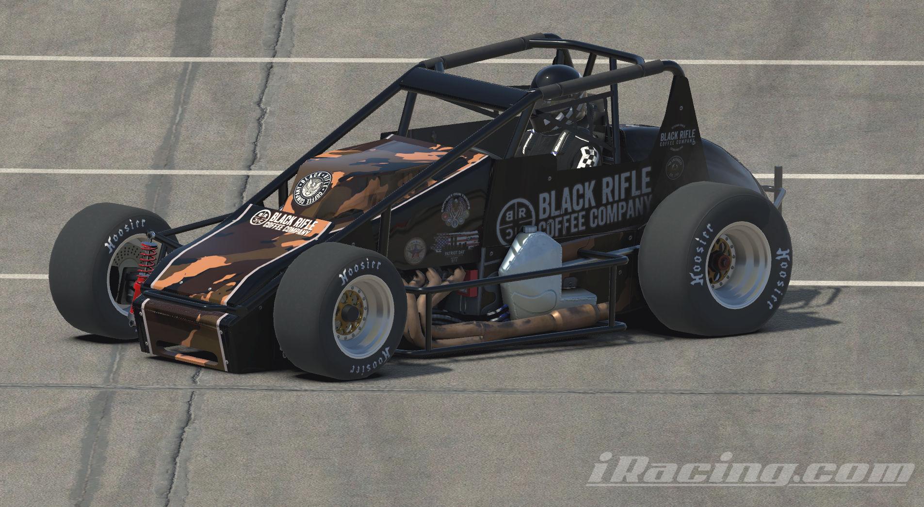 BLACK RIFLE COFFEESprint Car (ASPHALT) NO NUMBERS by Scott Van Ness ...