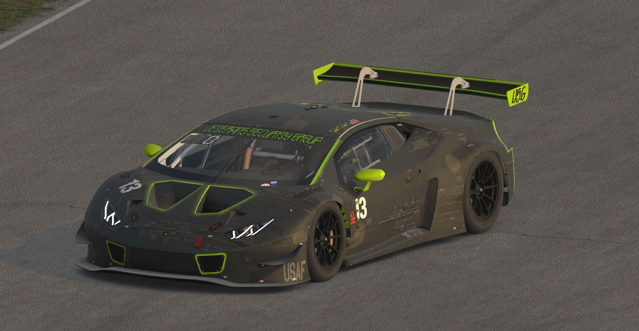 Preview of USAF Stealth Fighter with Neon Green Reflective Tape by Garrit H.