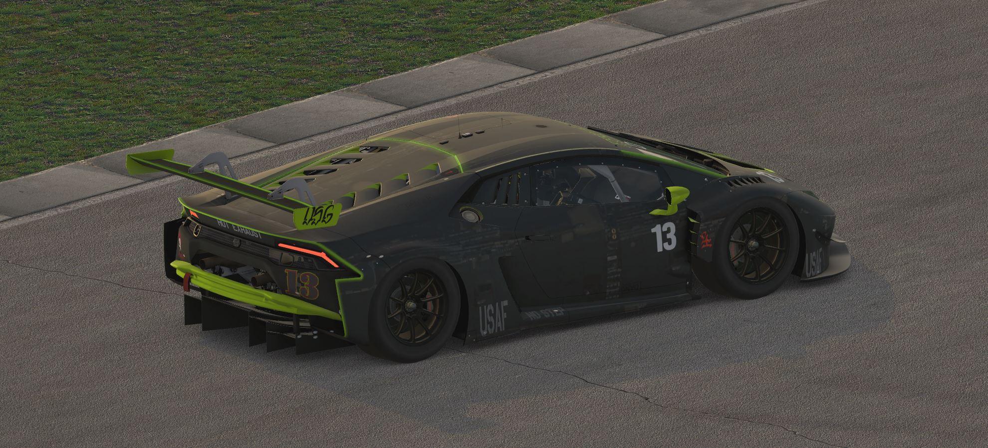 Preview of USAF Stealth Fighter with Neon Green Reflective Tape by Garrit H.