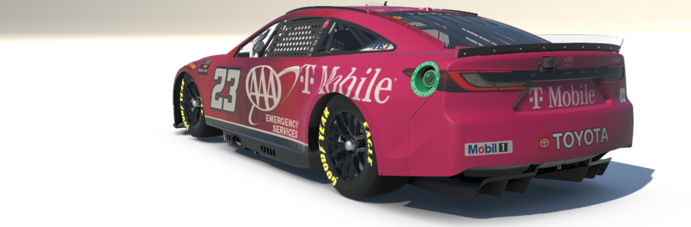 Preview of SimStamp - Fictional -  Trey Whitehead - T-Mobile / AAA Insurance - 2024 Ghost Cup Series by Teejay Handley