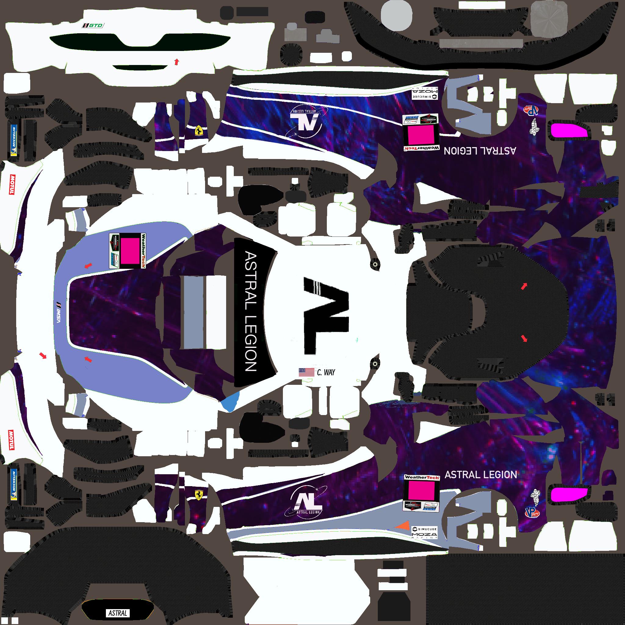 Preview of Ferrari 296 GT3astralbath by Curtis Way