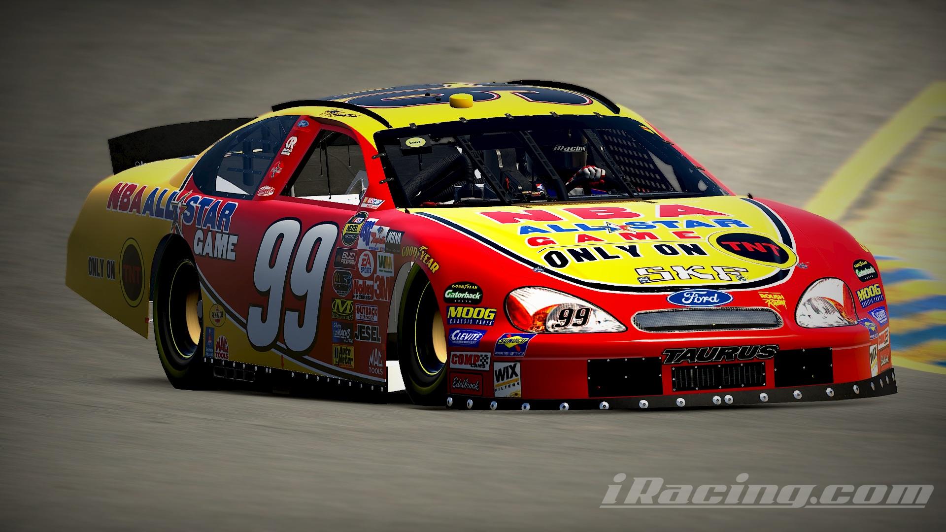 99 Jeff Burton 2004 NBA All Star Game Ford Taurus Sim