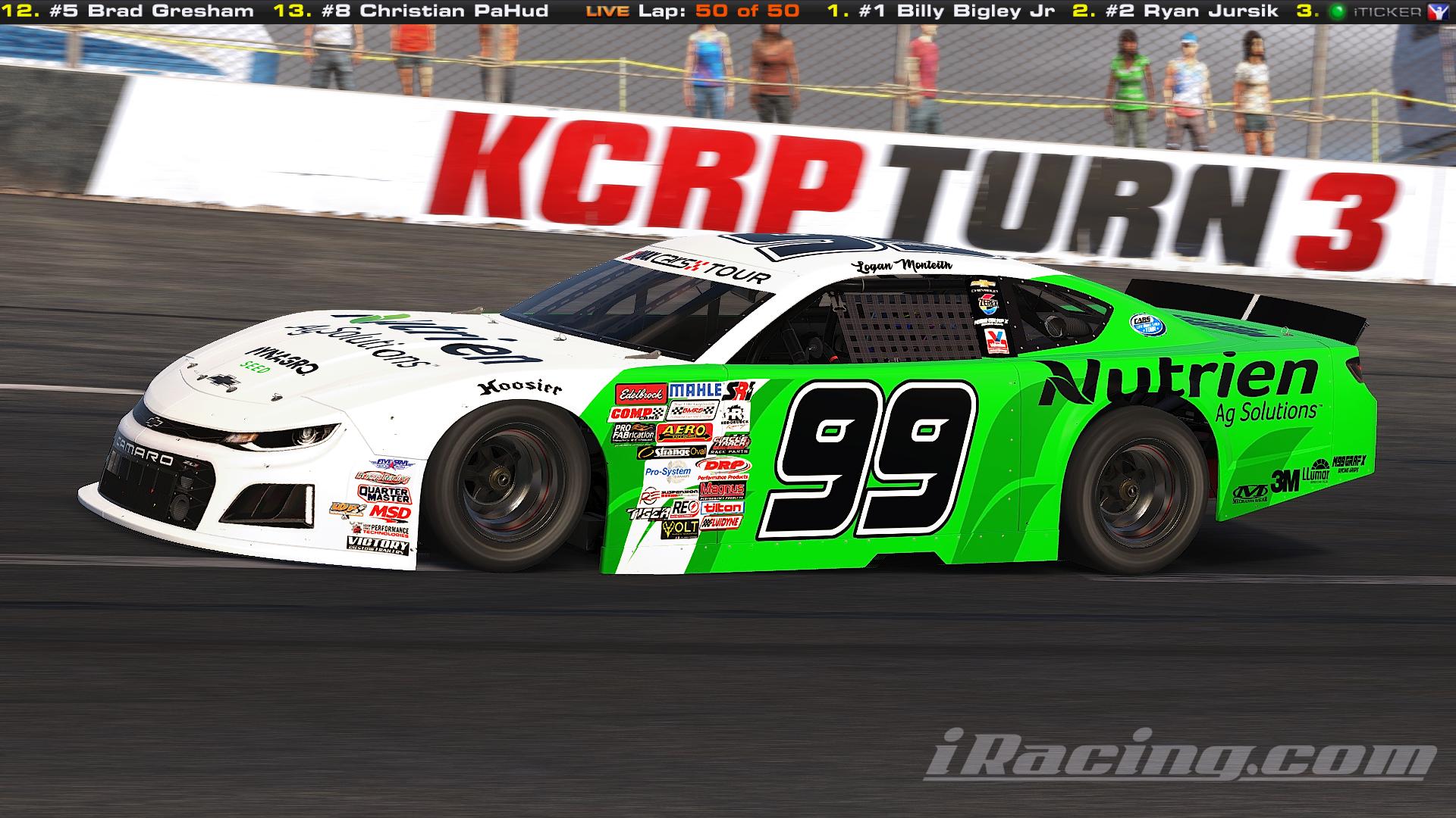 Preview of Logan Monteith Late Model Stock Custom Number by Logan Monteith