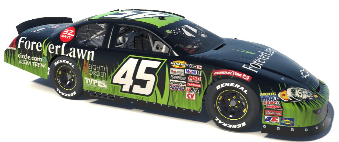 Alpha Prime Racing ForeverLawn Chevy 45 by Joseph Segalla - Trading Paints