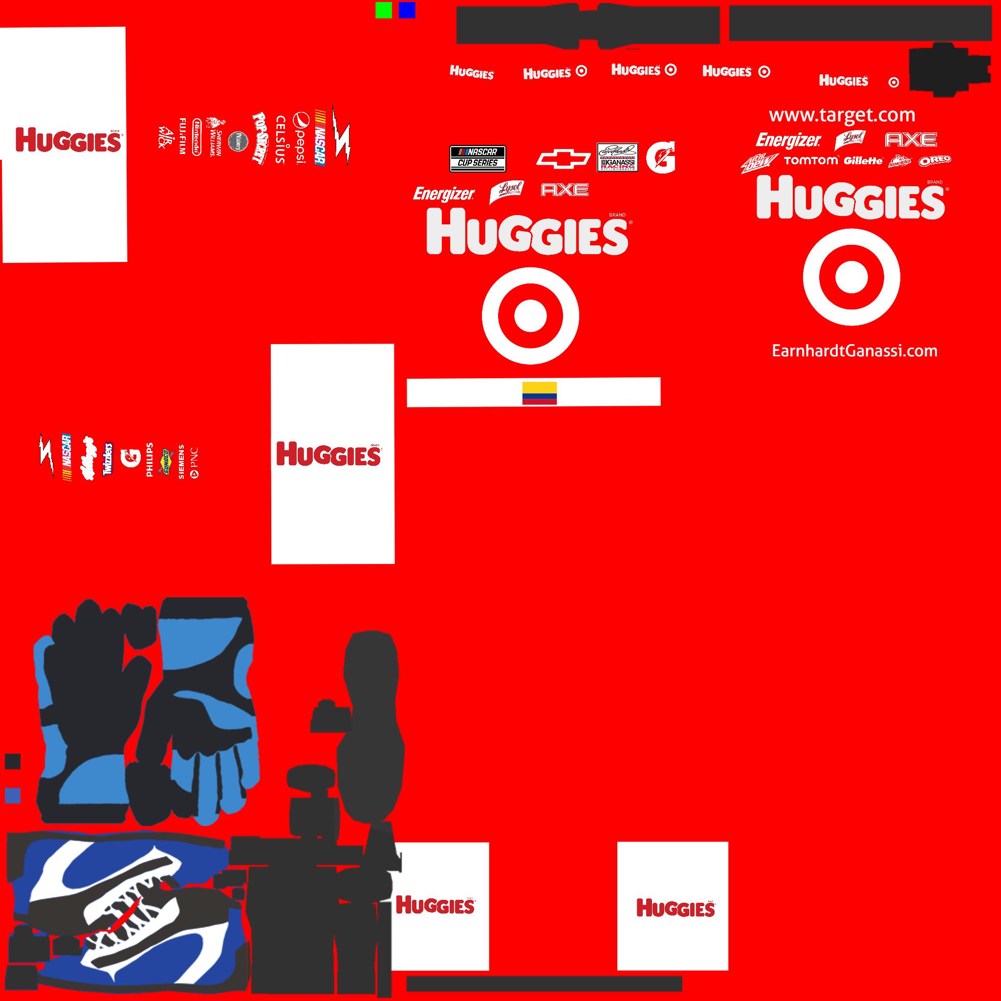Juan Pablo Montoya Huggies / Target 2010 Emory Healthcare 500 Firesuit ...