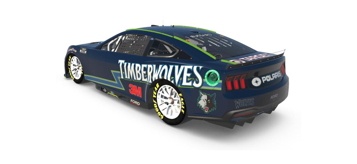 Minnesota Timberwolves NextGen Mustang by Brian Bussard - Trading Paints