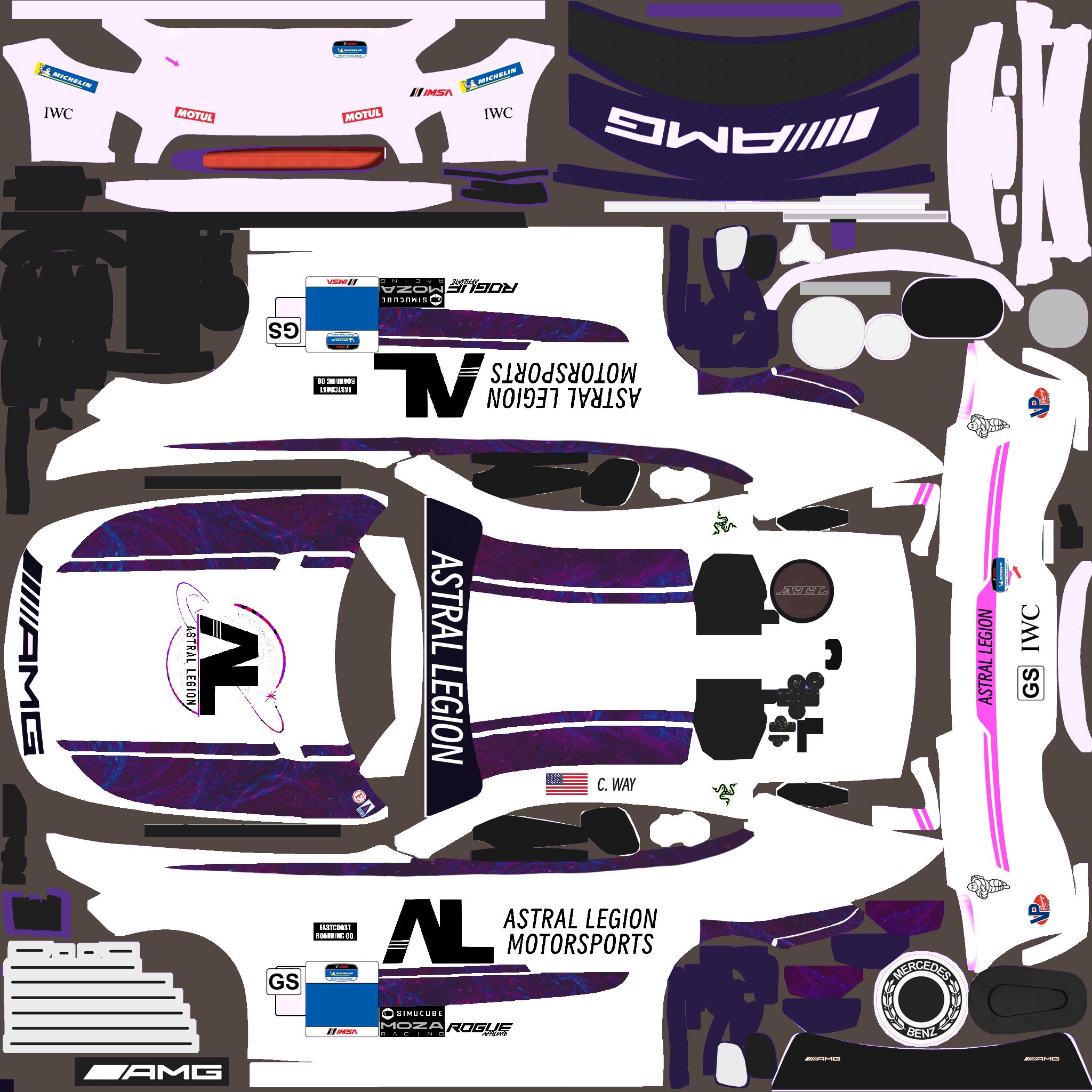 Preview of Mercedes AMG GT astral by Curtis Way