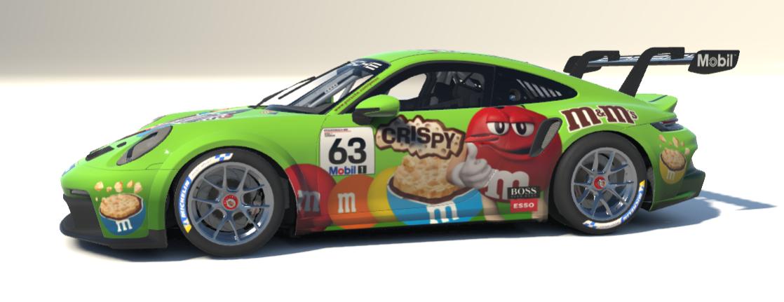Preview of Kyle Busch Crispy M&Ms - Porsche by John Rubino