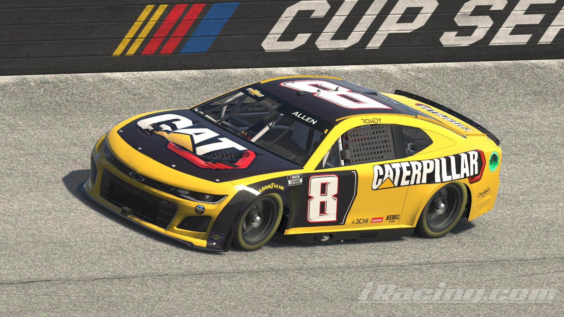 2024 Kyle Busch 8 Blank Caterpillar Chevy By Ardell Allen Trading 2024 kyle busch 8 blank caterpillar chevy by ardell allen trading