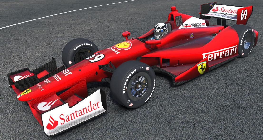 Preview of Dallara DW12 Ferrari by Kent Walker