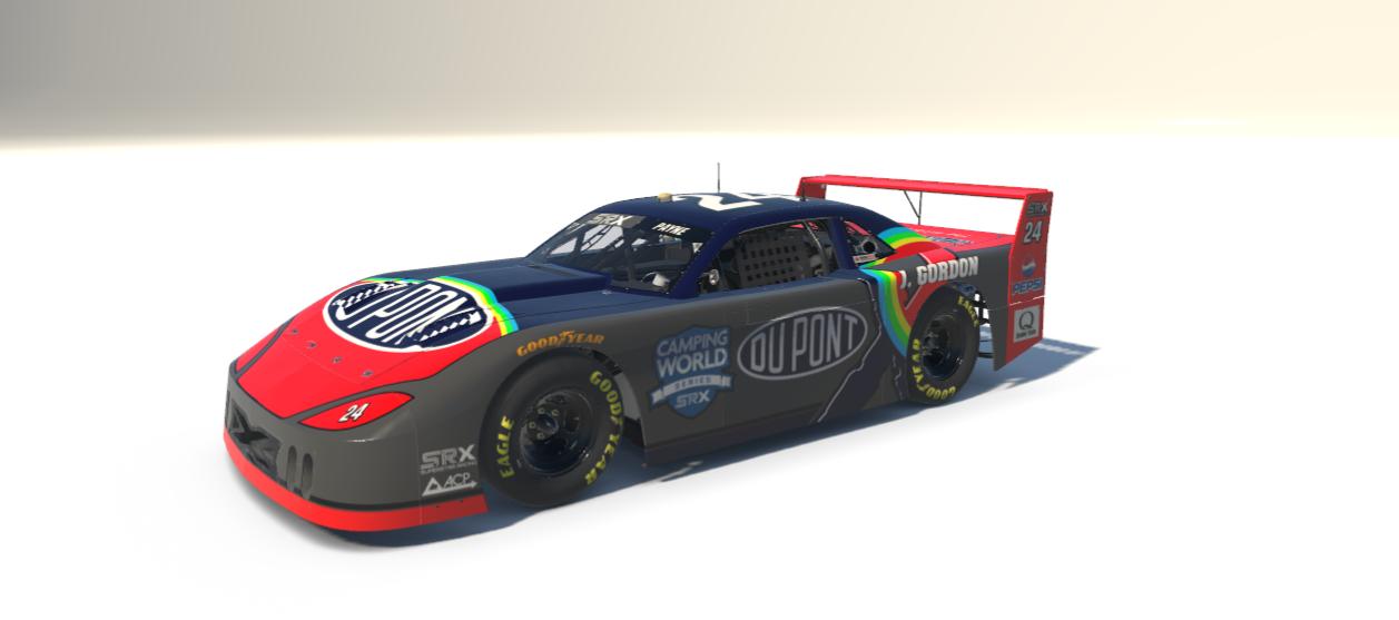 Preview of Jeff Gordon DuPont Rainbow Warrior SRX (No Numbers) by Harley P.