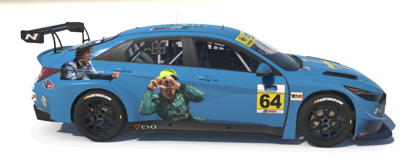Preview of Fernando Alonso - Hyundai Elantra N TC by Albert Llimós