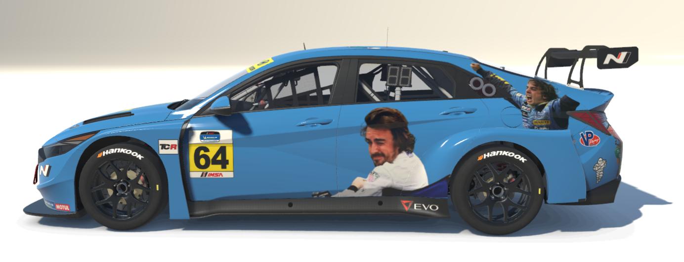 Preview of Fernando Alonso - Hyundai Elantra N TC by Albert Llimós