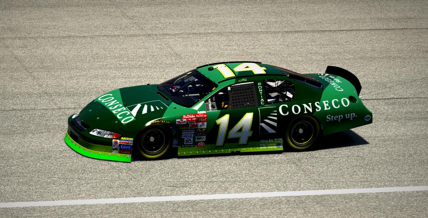 Preview of Ron Hornaday 2001 #14 Conseco Pontiac Grand Prix by Lane Sanders