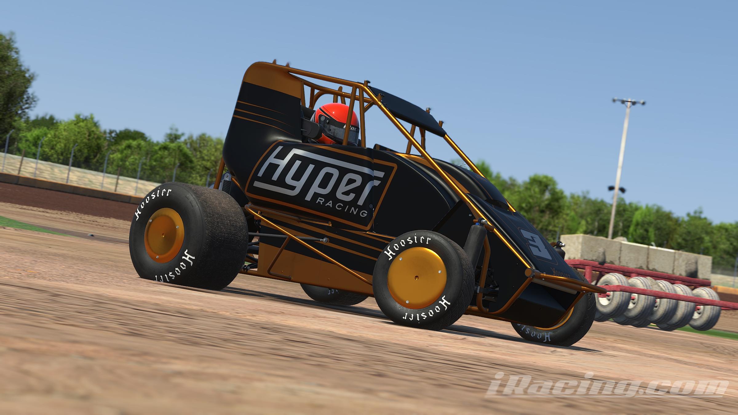 HyperRacing Dirt Micro Sprint v2F 2024 gold TP by Doyle Lowrance ...