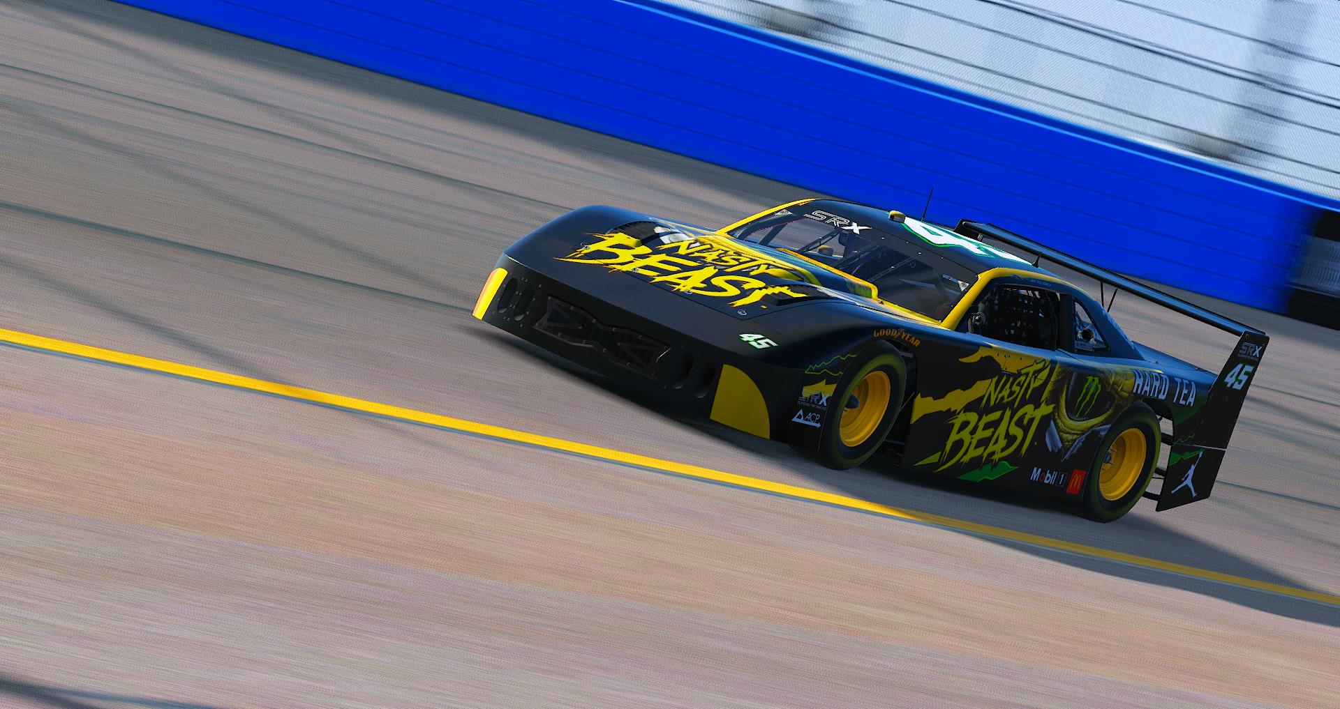 Tyler Reddick Nasty Beast SRX Sim Stamped by Peter Serrano - Trading Paints