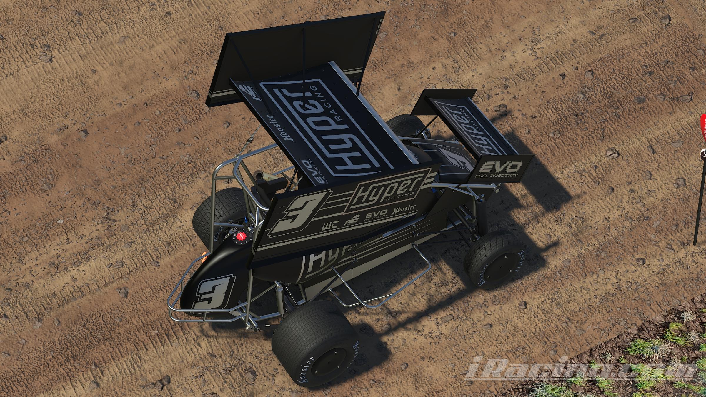 HyperRacing Dirt Micro Sprint v2E 2024 Silver TP by Doyle Lowrance ...
