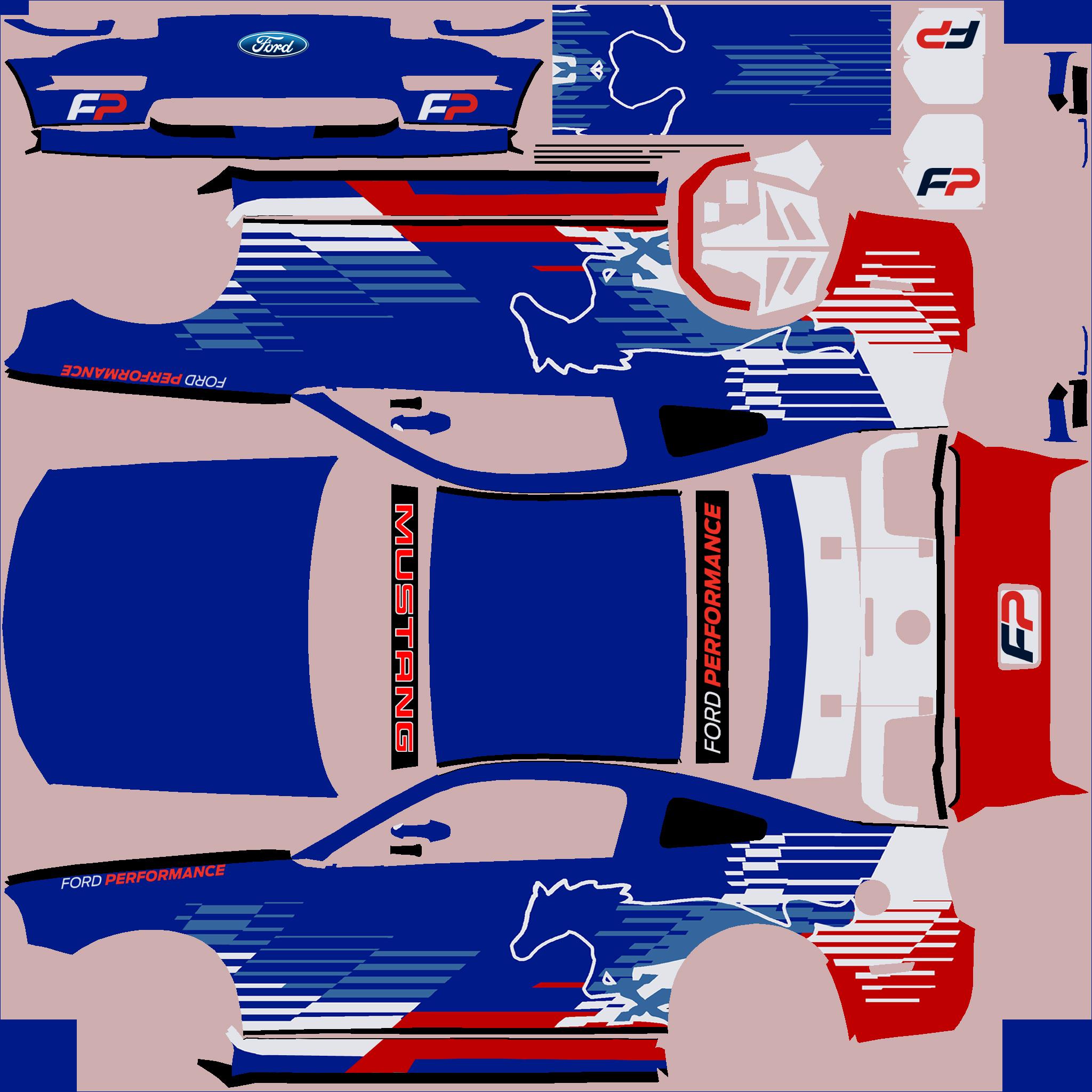Mustang Dark Horse by Clyde Coman - Trading Paints