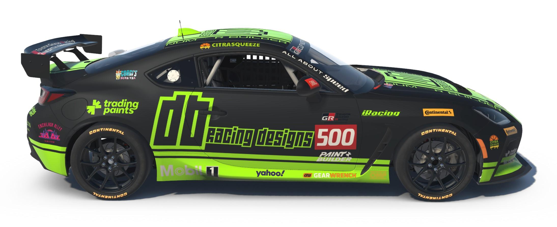 Preview of DB Racing/Trading Paints Flouro Livery by Drew Bennedick