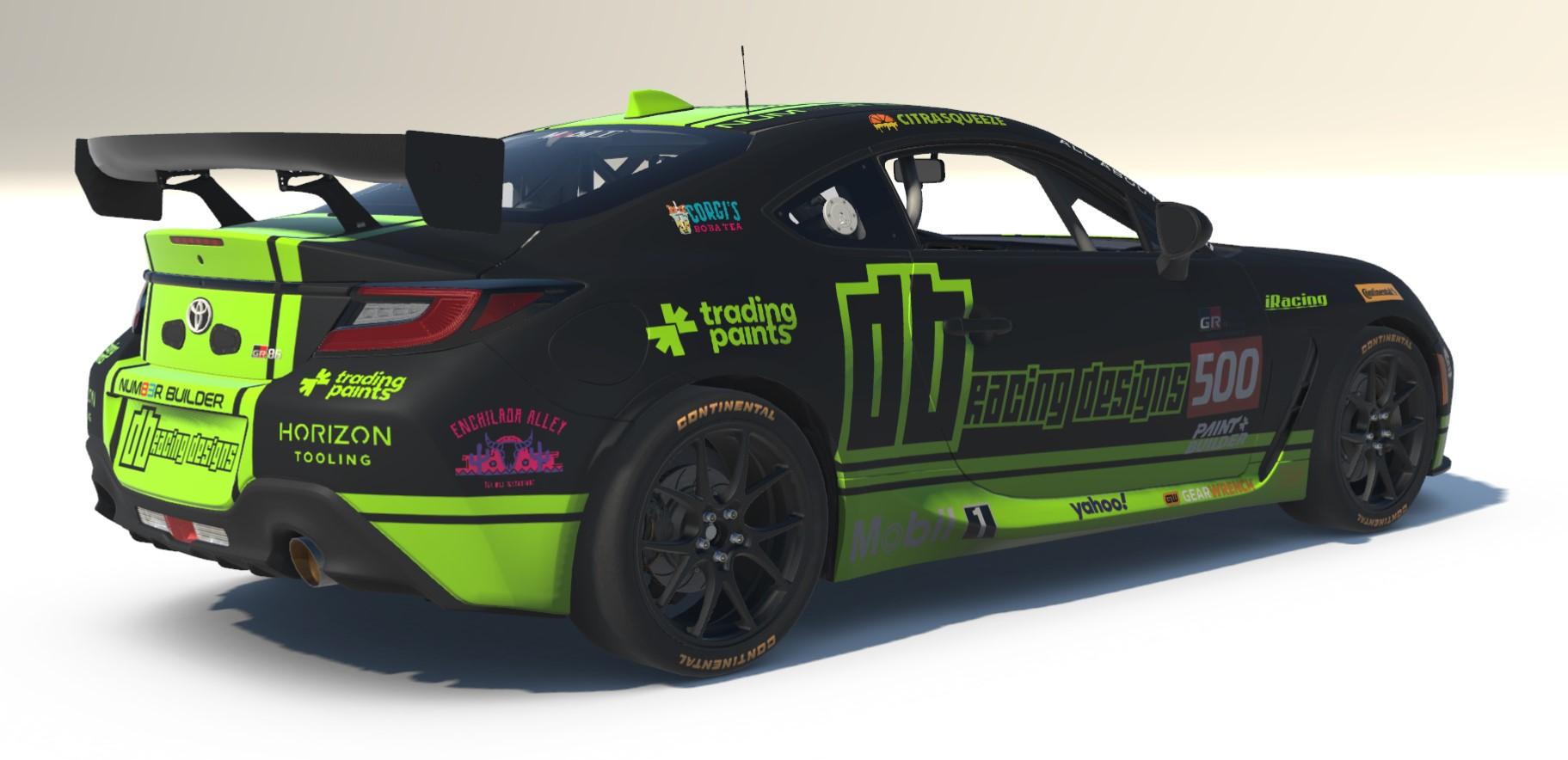 Preview of DB Racing/Trading Paints Flouro Livery by Drew Bennedick