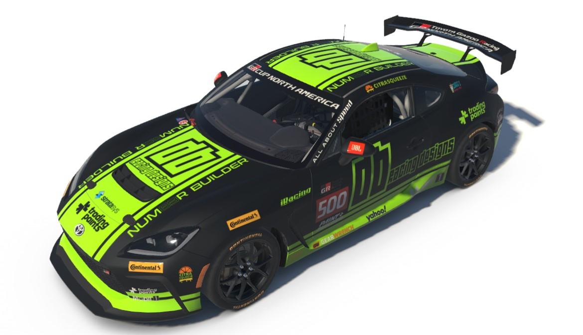 Preview of DB Racing/Trading Paints Flouro Livery by Drew Bennedick