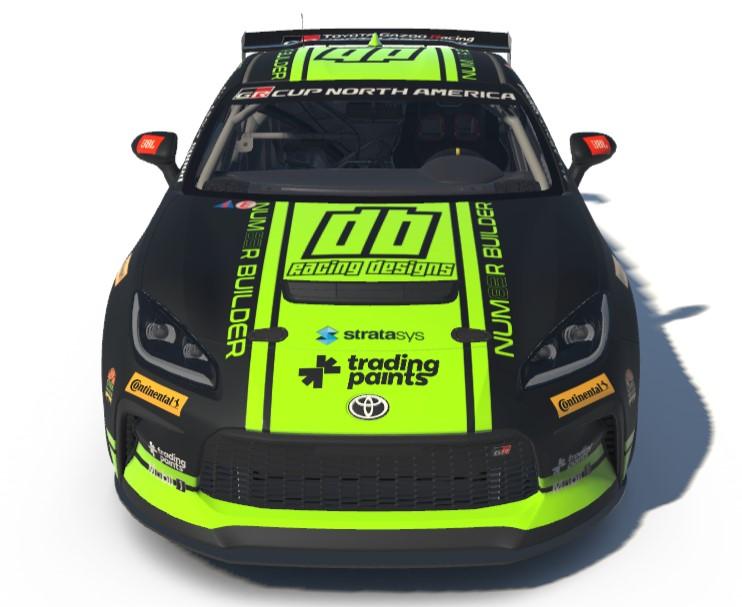 Preview of DB Racing/Trading Paints Flouro Livery by Drew Bennedick