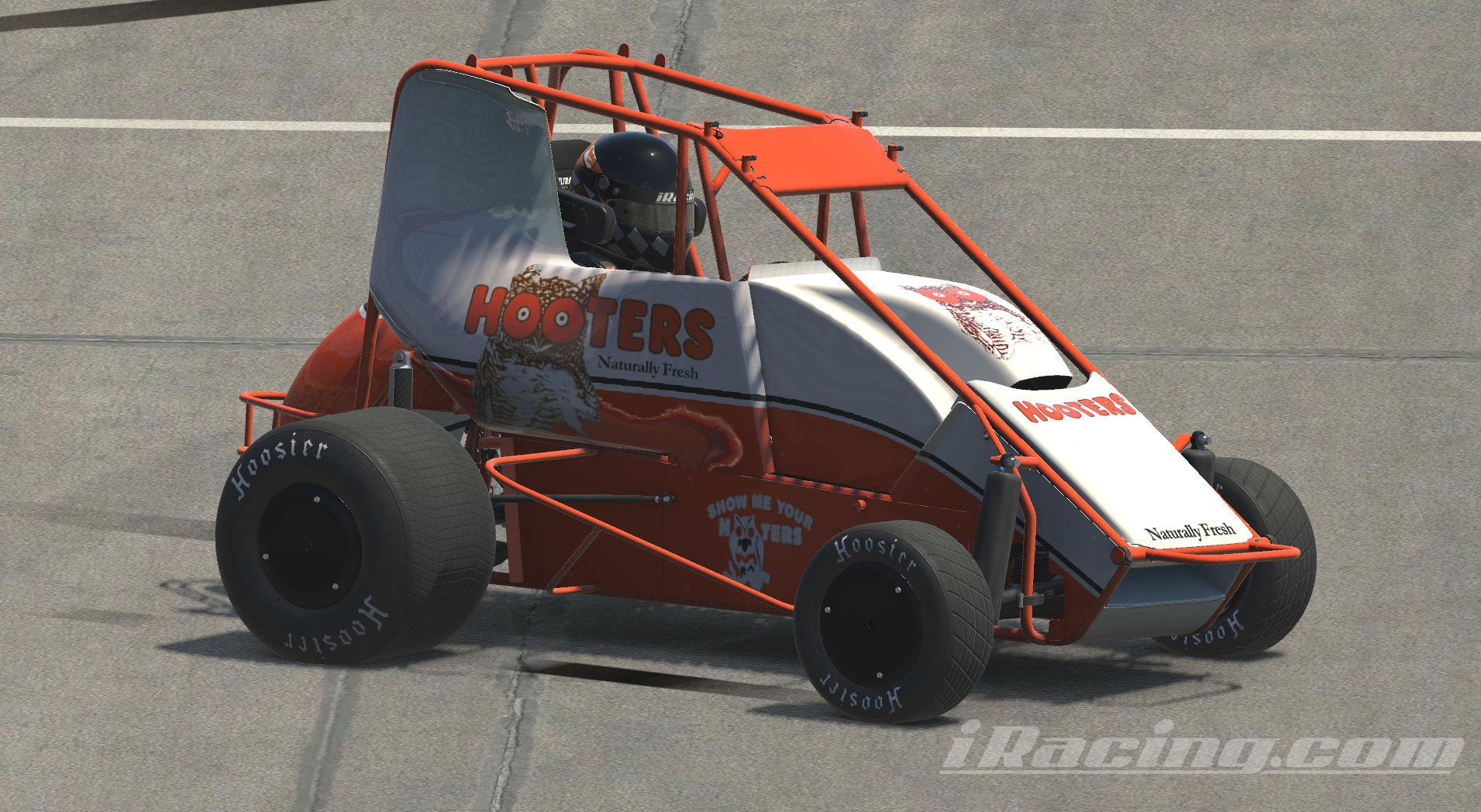 Preview of HOOTERS Dirt Micro Sprint (NON WING) by Scott Van Ness