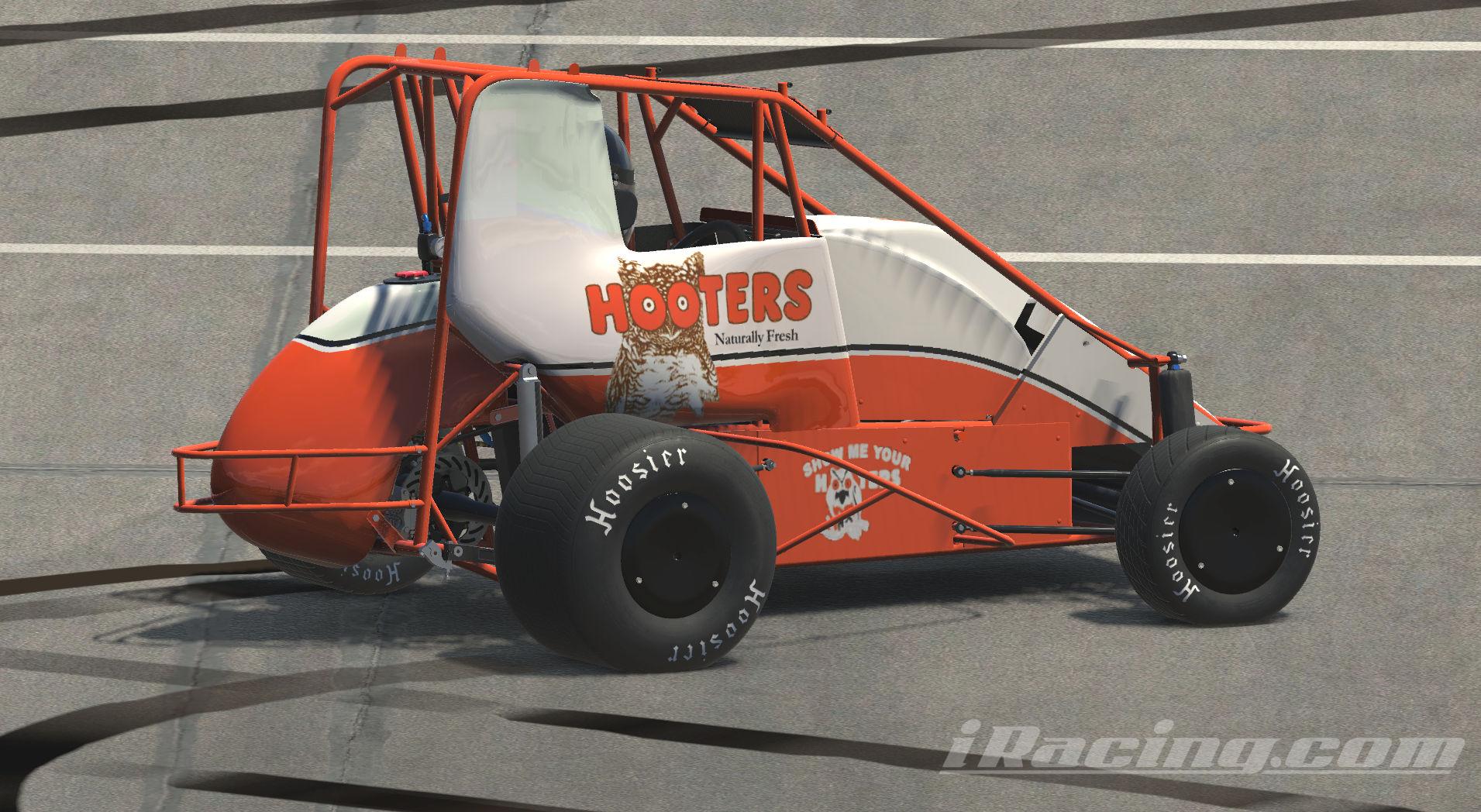 Preview of HOOTERS Dirt Micro Sprint (NON WING) by Scott Van Ness